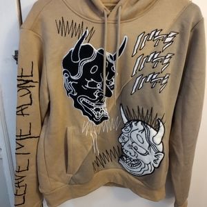 Smoke Rise Hoodie -  leave me alone monogram sz M